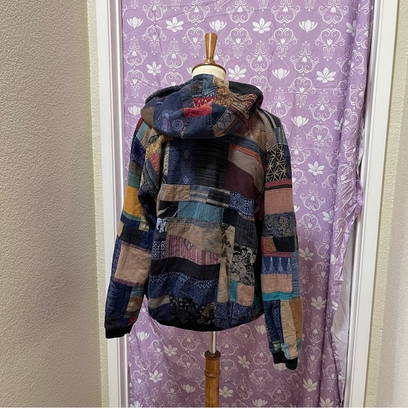🌈 Lovely bohemian Vintage patchwork jacket - Picture 8 of 11